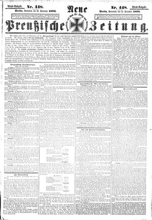 Neue preußische Zeitung vom 24.09.1892
