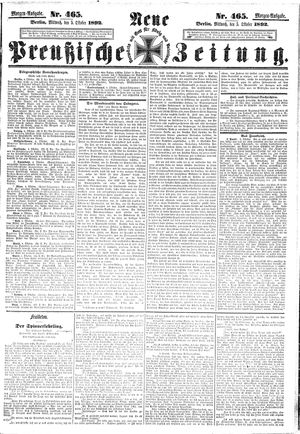 Neue preußische Zeitung vom 05.10.1892