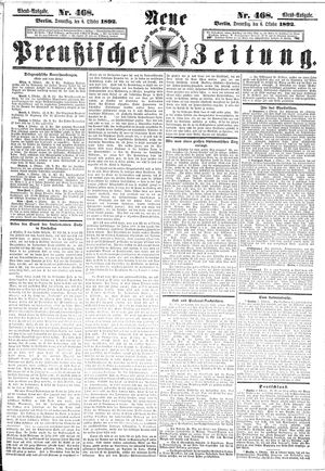 Neue preußische Zeitung vom 06.10.1892