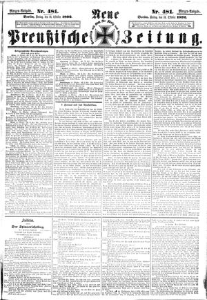 Neue preußische Zeitung vom 14.10.1892