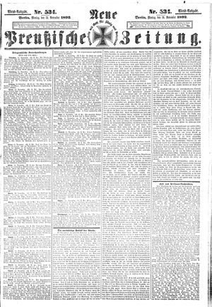 Neue preußische Zeitung vom 14.11.1892