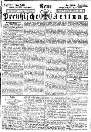 Neue preußische Zeitung vom 04.12.1892