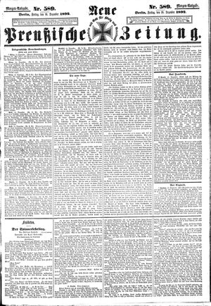 Neue preußische Zeitung vom 16.12.1892