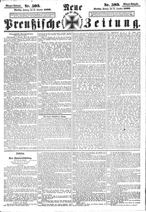 Neue preußische Zeitung vom 18.12.1892