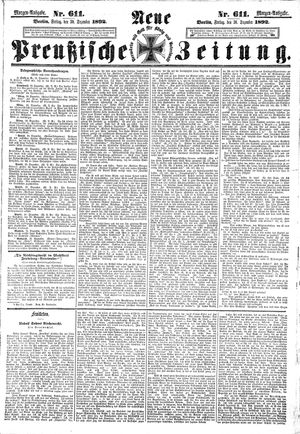 Neue preußische Zeitung vom 30.12.1892