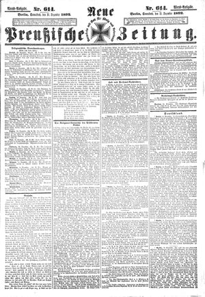 Neue preußische Zeitung vom 31.12.1892