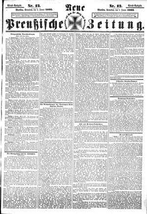 Neue preußische Zeitung vom 07.01.1893