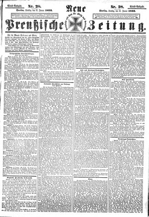 Neue preußische Zeitung vom 17.01.1893