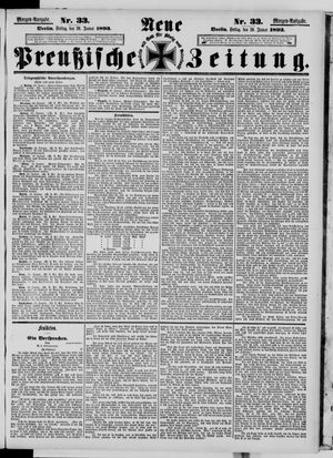 Neue preußische Zeitung vom 20.01.1893