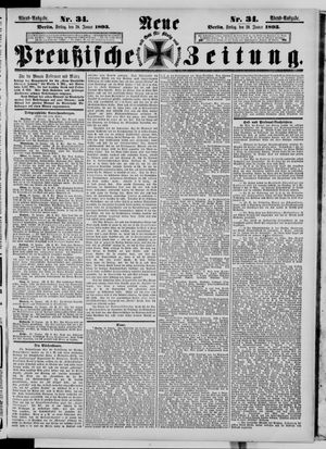 Neue preußische Zeitung vom 20.01.1893
