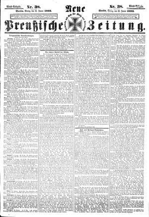 Neue preußische Zeitung vom 23.01.1893