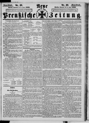 Neue preußische Zeitung vom 28.01.1893
