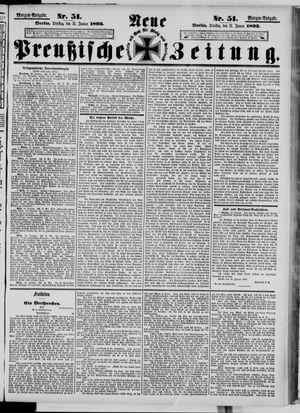 Neue preußische Zeitung vom 31.01.1893