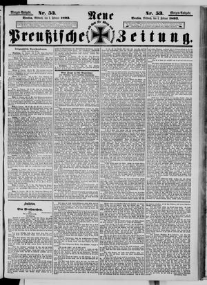 Neue preußische Zeitung vom 01.02.1893