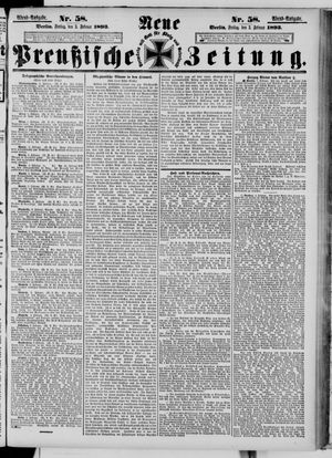 Neue preußische Zeitung vom 03.02.1893