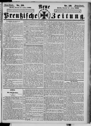 Neue preußische Zeitung vom 04.02.1893