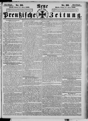 Neue preußische Zeitung on Feb 8, 1893