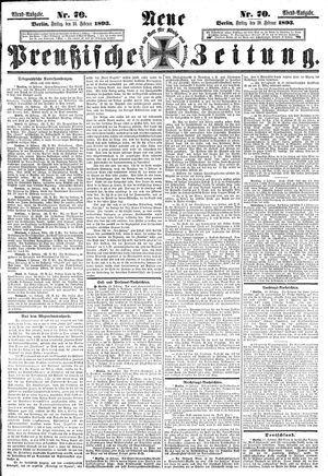 Neue preußische Zeitung vom 10.02.1893