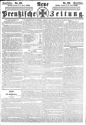 Neue preußische Zeitung on Feb 16, 1893