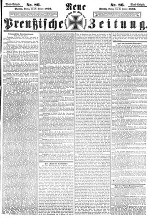 Neue preußische Zeitung vom 20.02.1893