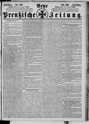 Neue preußische Zeitung vom 20.02.1893