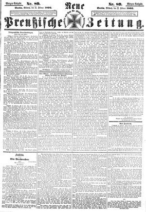 Neue preußische Zeitung on Feb 22, 1893
