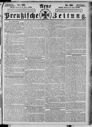 Neue preußische Zeitung on Feb 22, 1893