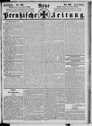 Neue preußische Zeitung vom 26.02.1893