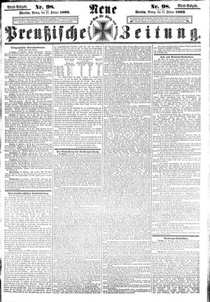 Neue preußische Zeitung on Feb 27, 1893