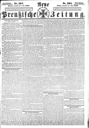 Neue preußische Zeitung vom 02.03.1893
