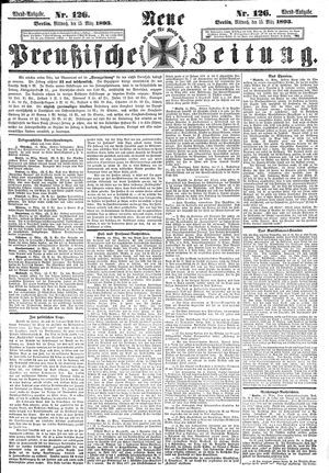 Neue preußische Zeitung vom 15.03.1893