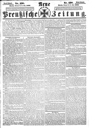 Neue preußische Zeitung on Mar 22, 1893