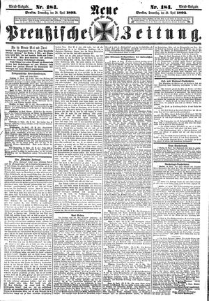 Neue preußische Zeitung vom 20.04.1893