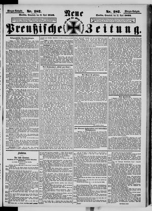 Neue preußische Zeitung vom 22.04.1893