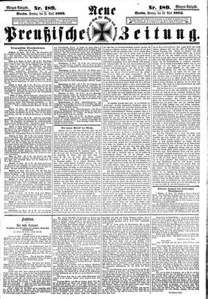 Neue preußische Zeitung vom 23.04.1893