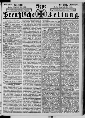 Neue preußische Zeitung vom 24.04.1893