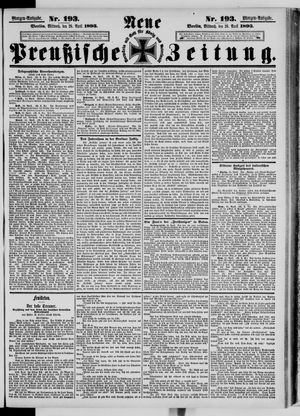 Neue preußische Zeitung vom 26.04.1893
