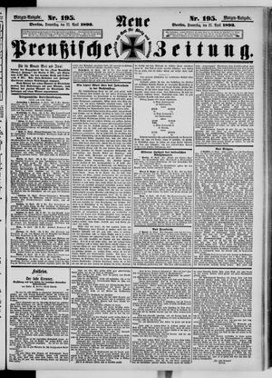 Neue preußische Zeitung vom 27.04.1893
