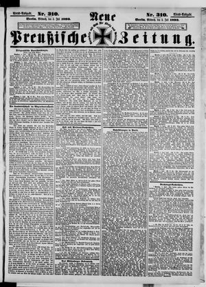 Neue preußische Zeitung vom 05.07.1893