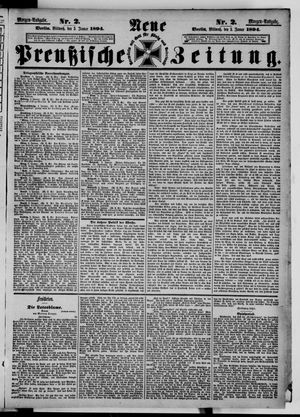 Neue preußische Zeitung vom 03.01.1894