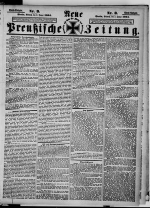 Neue preußische Zeitung vom 03.01.1894