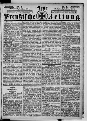 Neue preußische Zeitung vom 04.01.1894