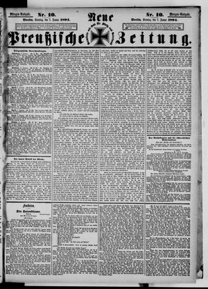 Neue preußische Zeitung vom 07.01.1894