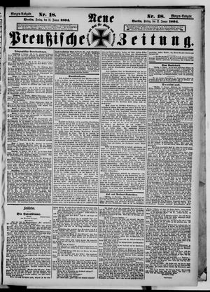 Neue preußische Zeitung on Jan 12, 1894