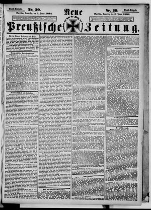 Neue preußische Zeitung on Jan 18, 1894