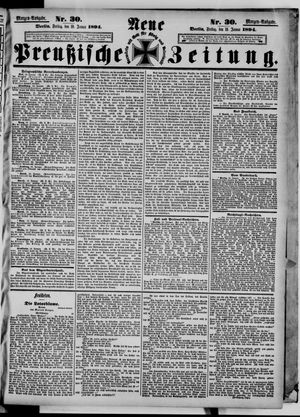 Neue preußische Zeitung vom 19.01.1894