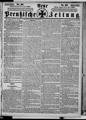 Neue preußische Zeitung on Jan 20, 1894
