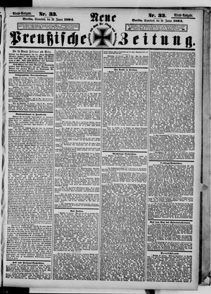 Neue preußische Zeitung on Jan 20, 1894