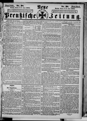 Neue preußische Zeitung vom 24.01.1894