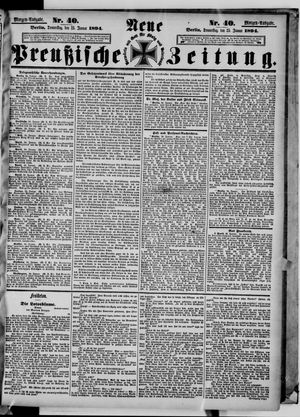 Neue preußische Zeitung vom 25.01.1894